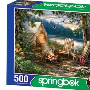 Springbok jigsaw puzzle. Evening at the Lake 500 piece
